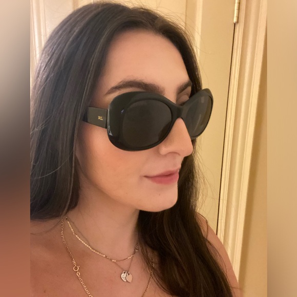 Ralph Lauren Black Circular Sunglasses 🕶️ 🖤 (Prescription) - Picture 1 of 8